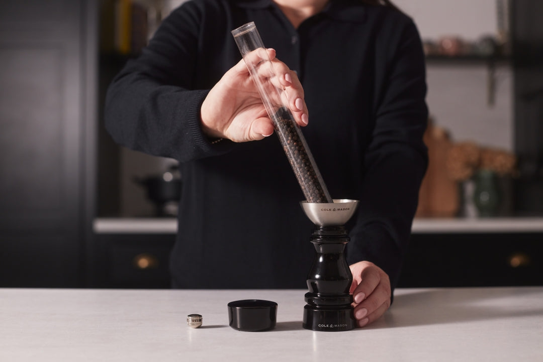 Cole & Mason London Pepper Mill – Black Acrylic