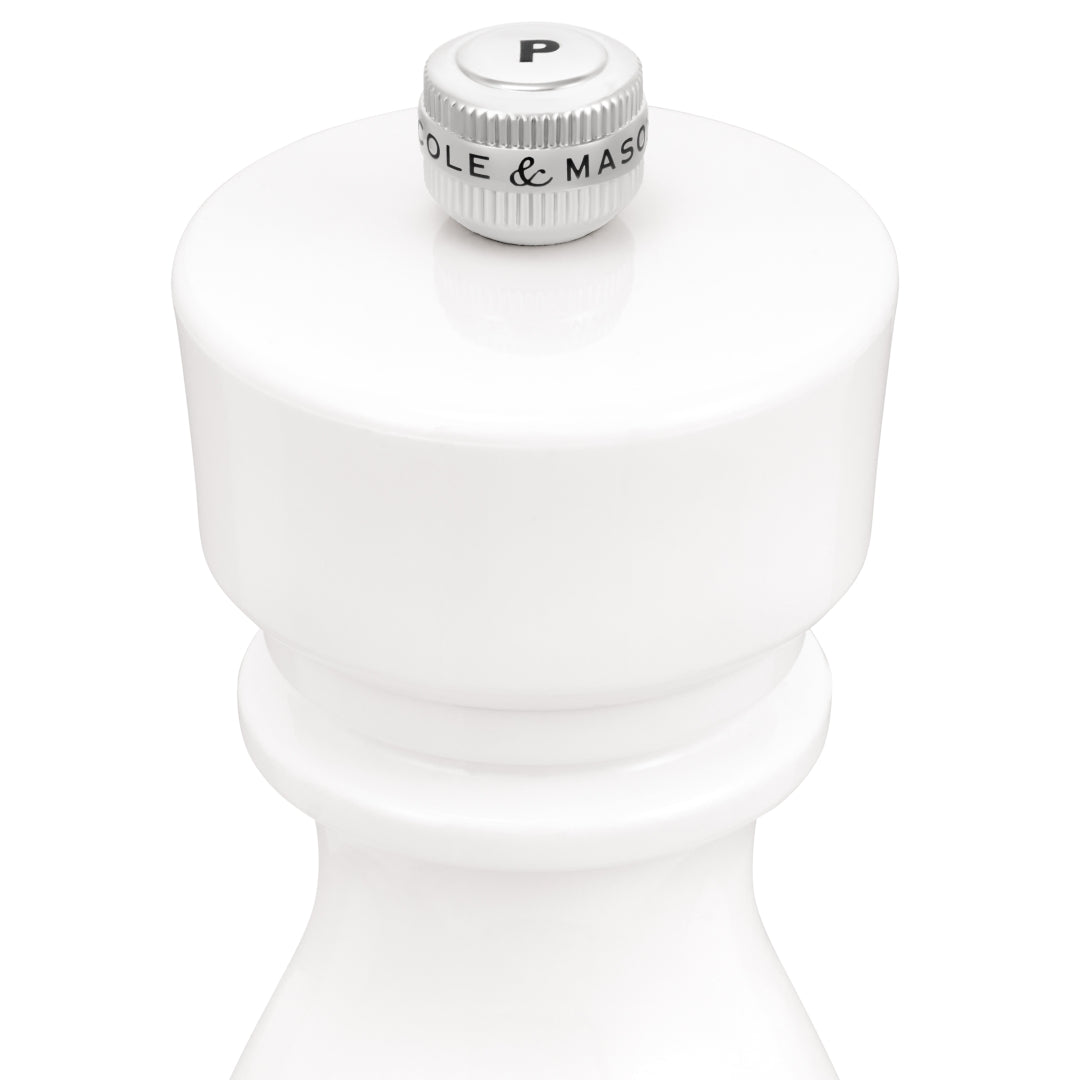 Cole & Mason London Pepper Mill – White Acrylic