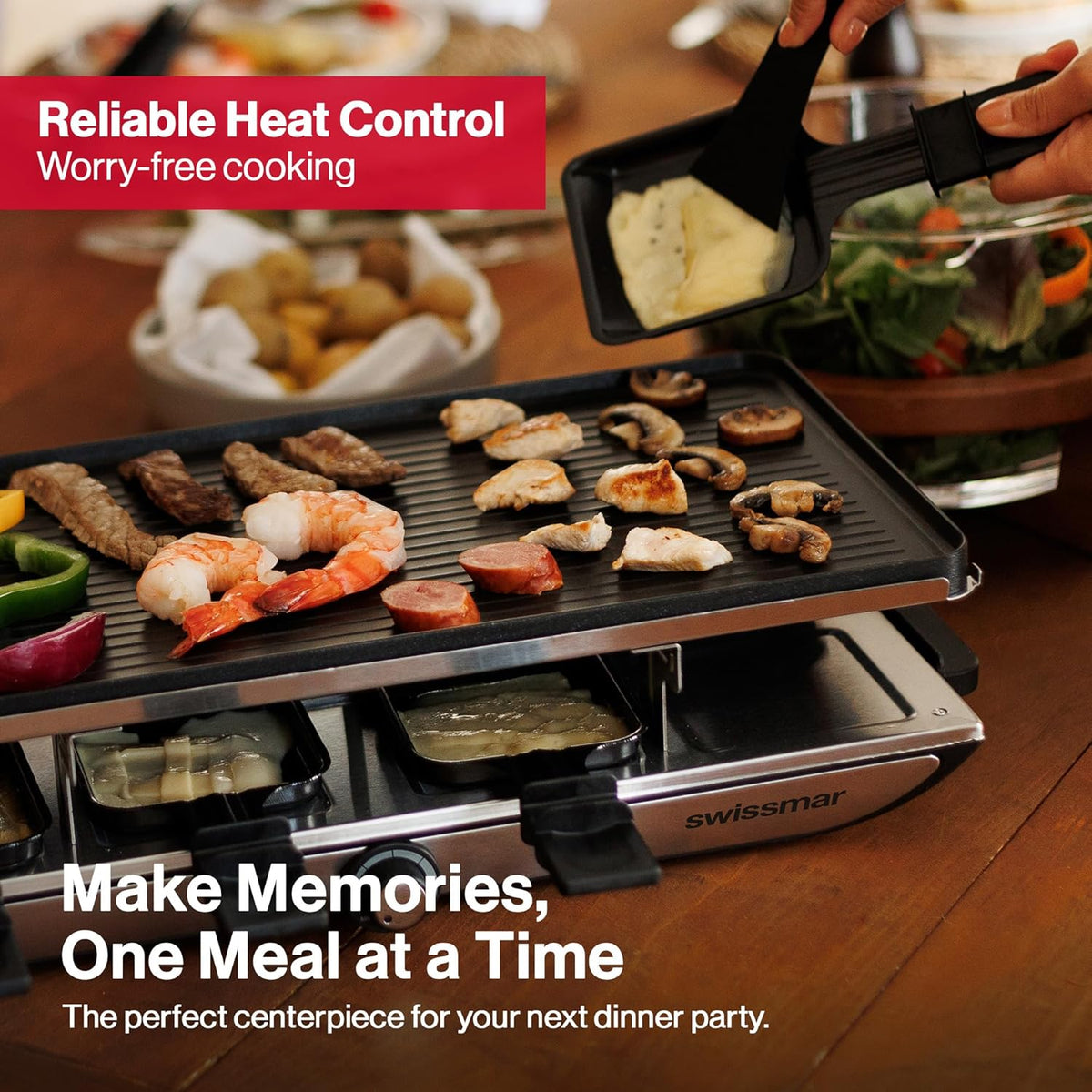 Swissmar 8 Person Geneva Raclette Grill