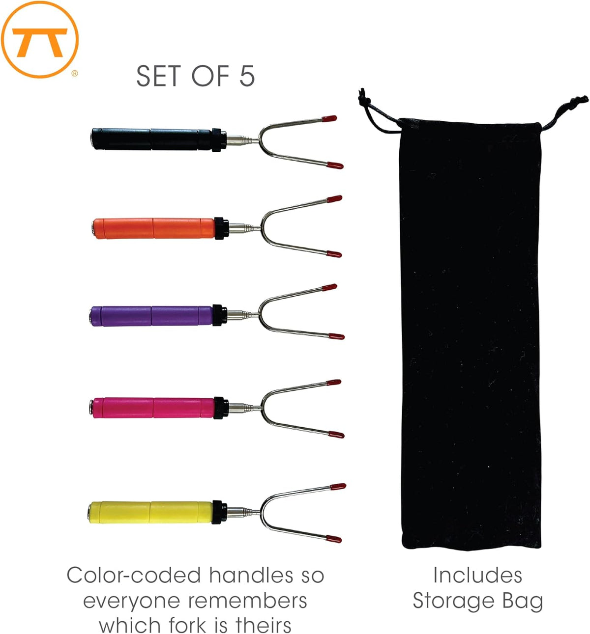 Outset Telescoping Marshmallow Sticks Set of 5