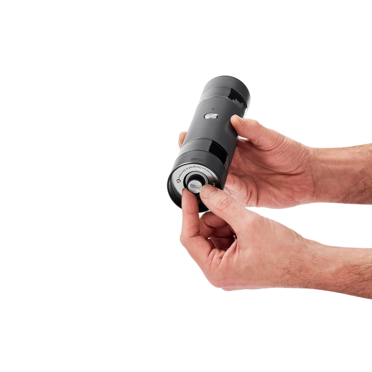AdHoc i.Mill Duo Electric Pepper & Salt Double Mill – Dark Grey – 9.3" / 23.5 cm