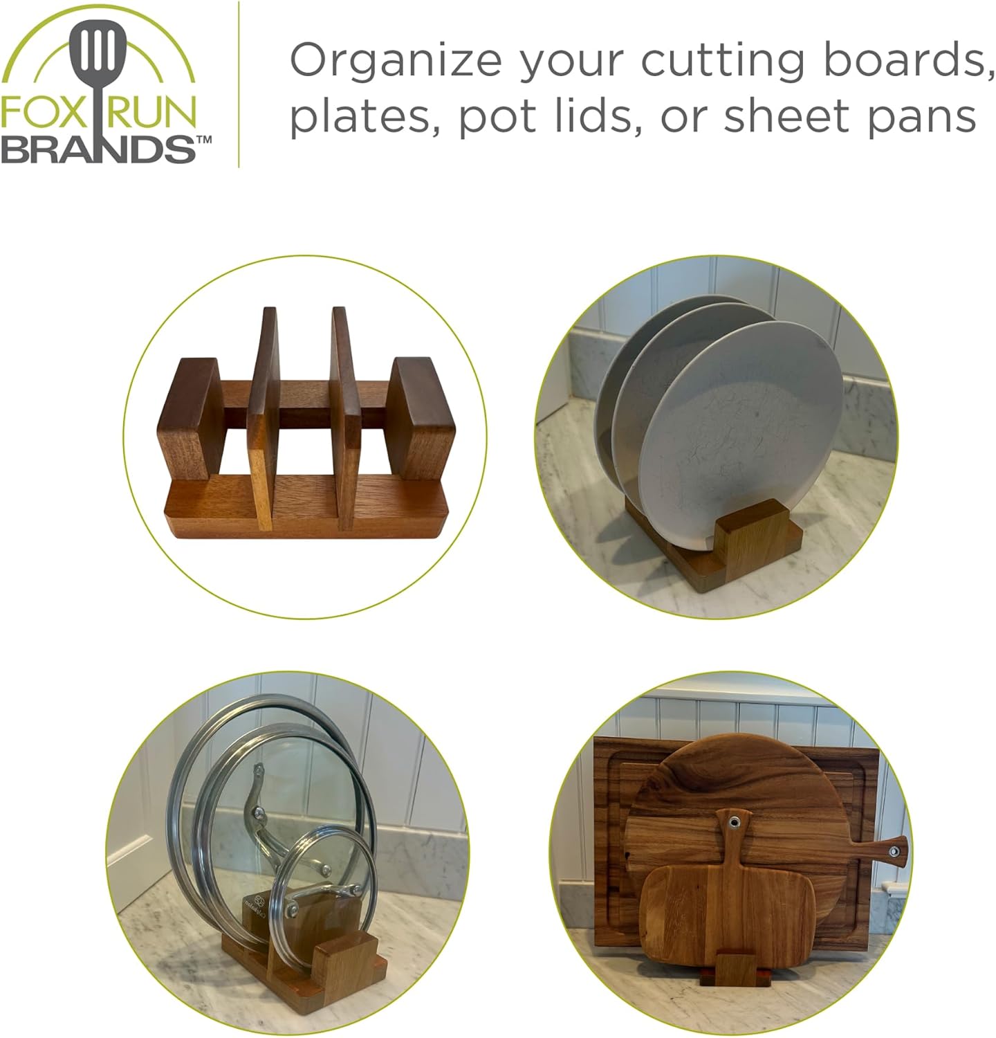 Fox Run Acacia Cutting Board Stand