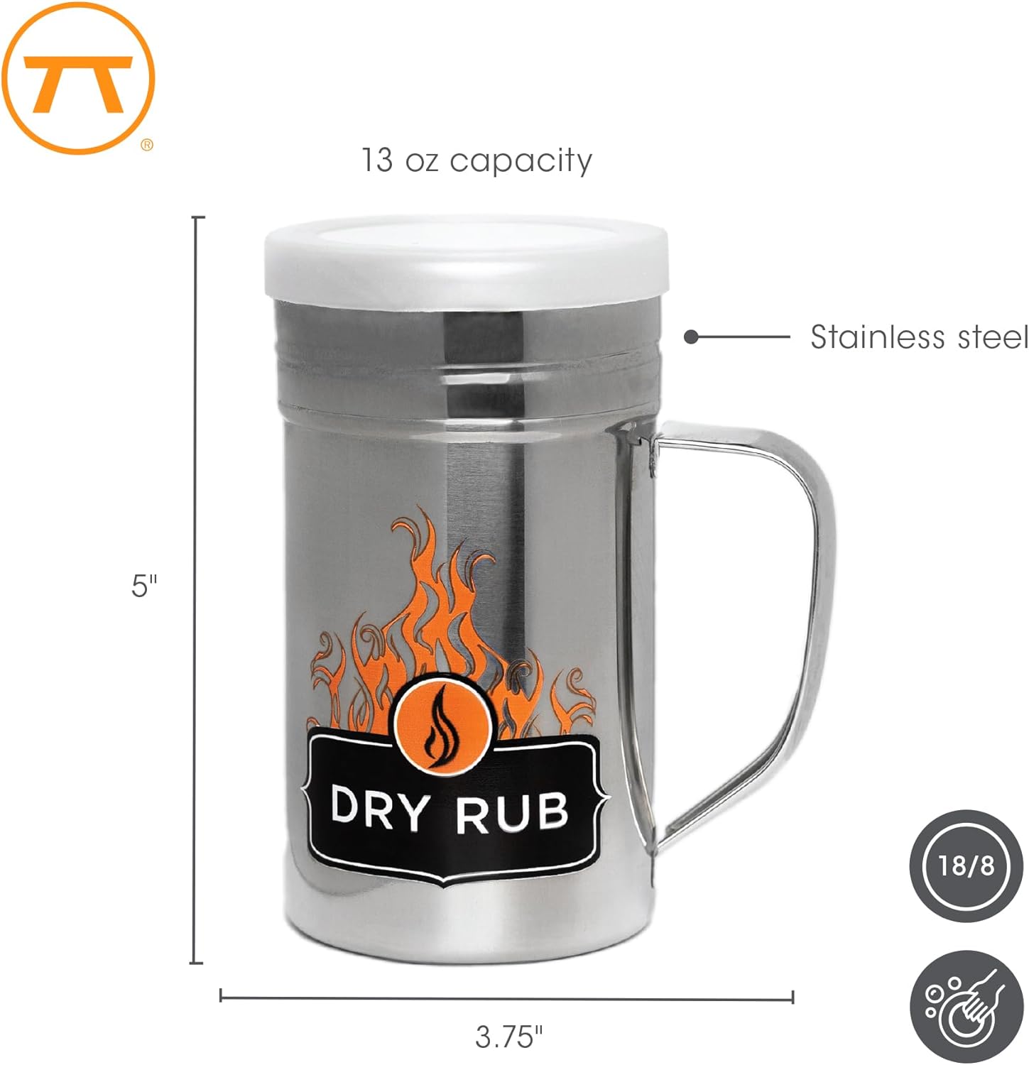 Outset Dry Rub Shaker 16 oz