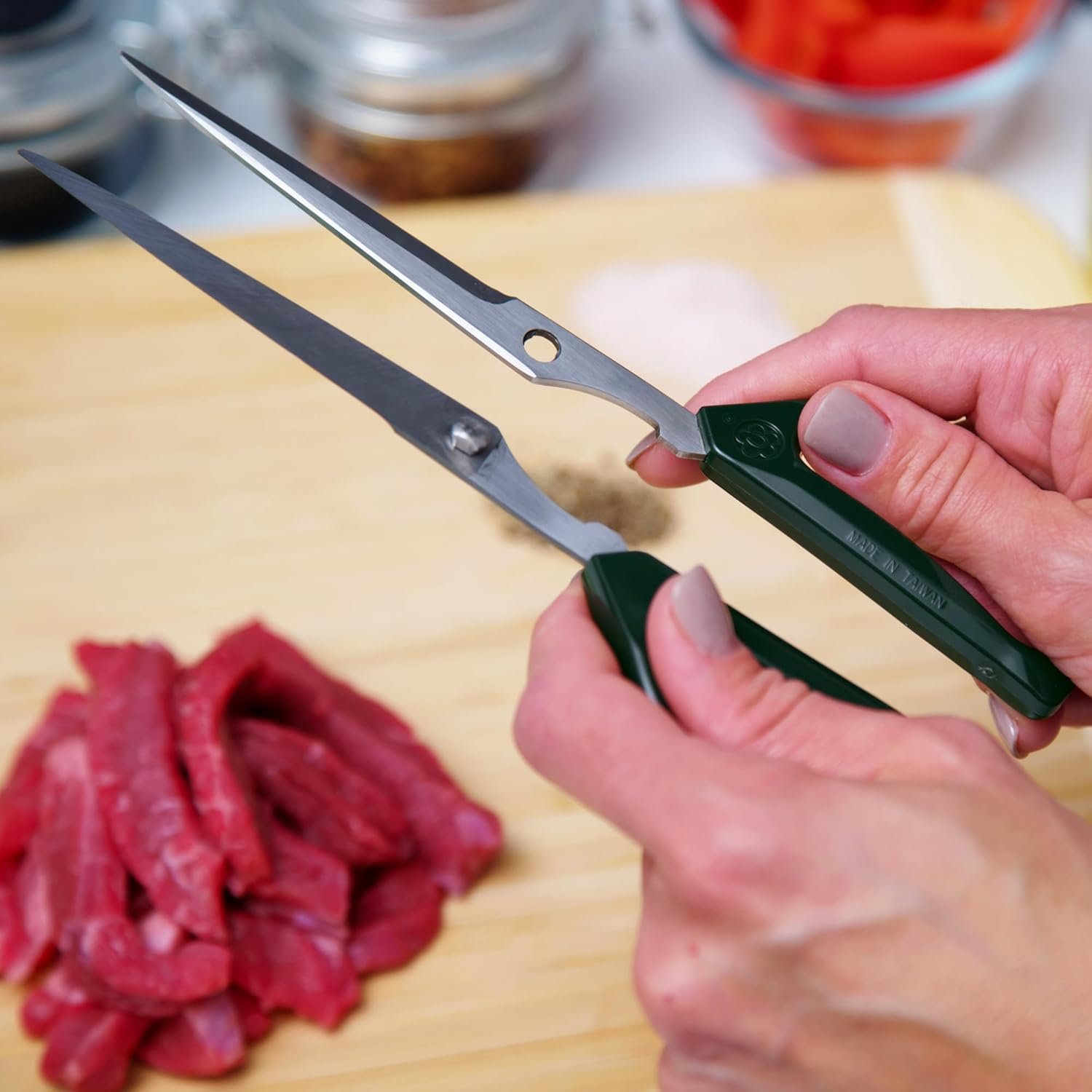 Joyce Chen Deluxe Unlimited Kitchen Scissors – Dark Olive