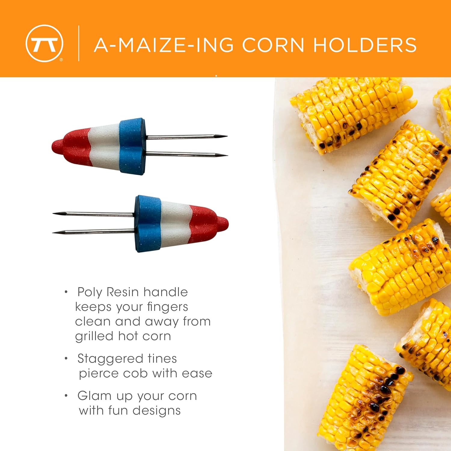 Outset Rocket Pop Corn Holders Set of 8