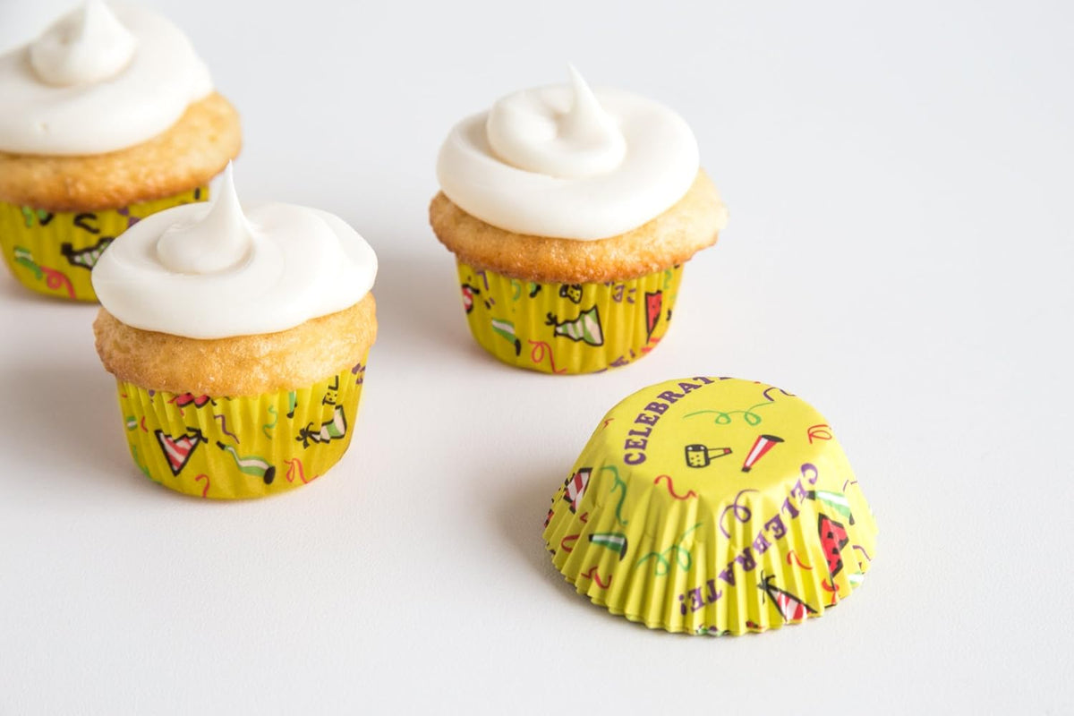 Fox Run Celebrate Mini Bake Cups - 75 Pack