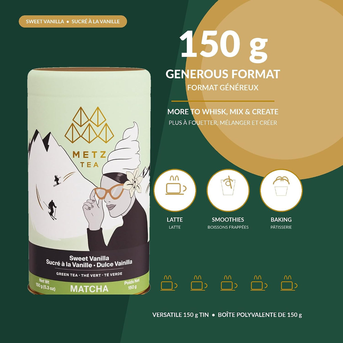 Metropolitan Tea Sweet Matcha Vanilla Green Tea