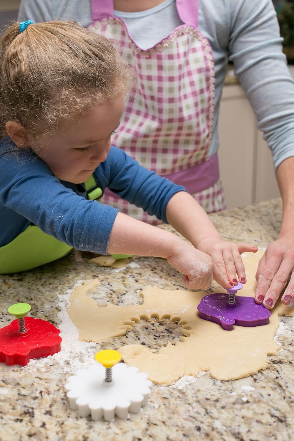 Bakelicious Daisy Stamp Plunger Cookie Cutter