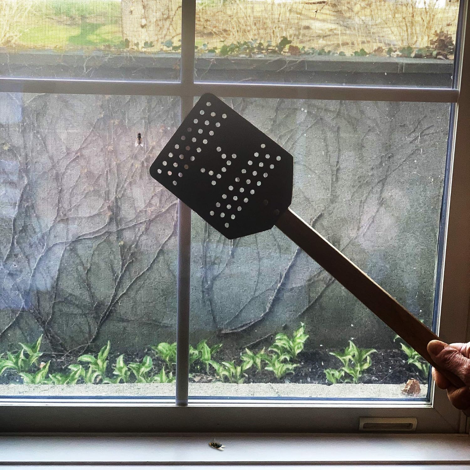 Outset XL Leather Fly Swatter