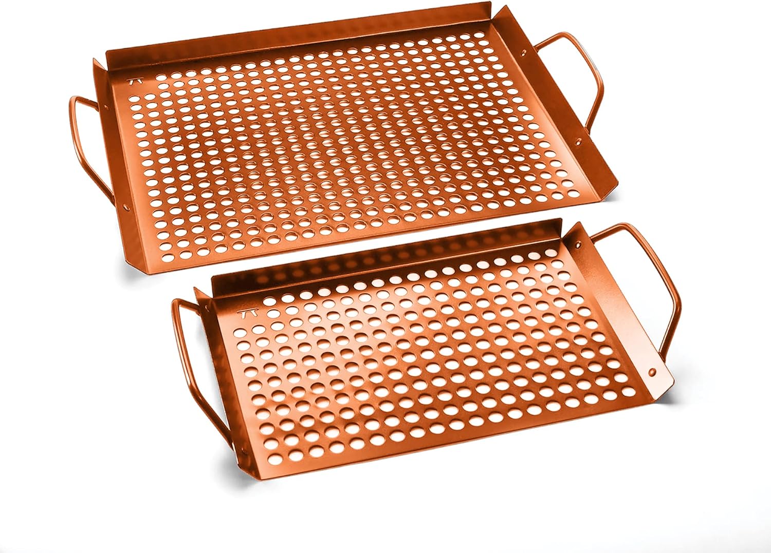 Outset Copper Non-Stick Grill Grid Set – 2 Piece by Kitchen Niche