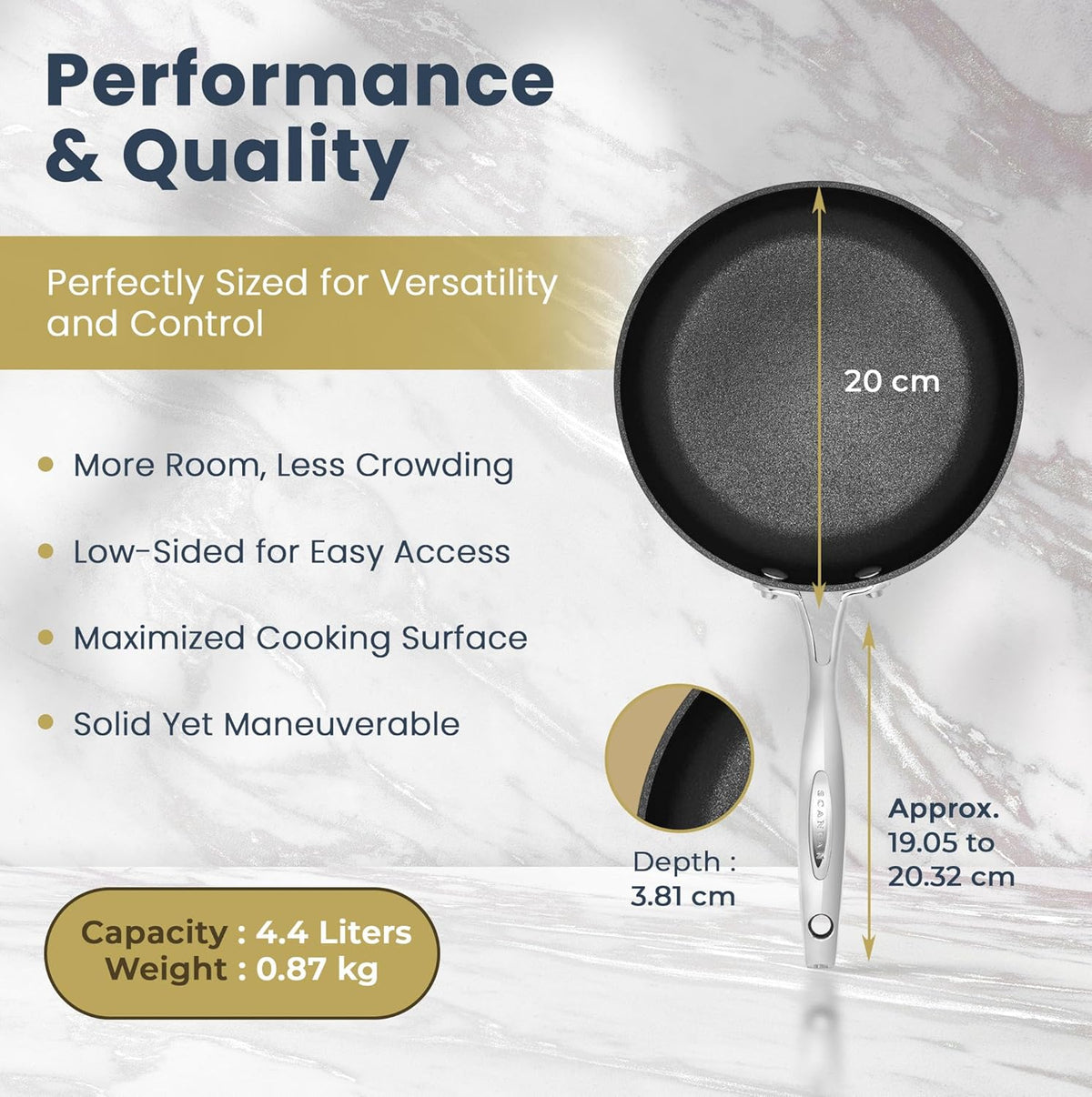 Scanpan HaptIQ Fry Pan – 20 cm