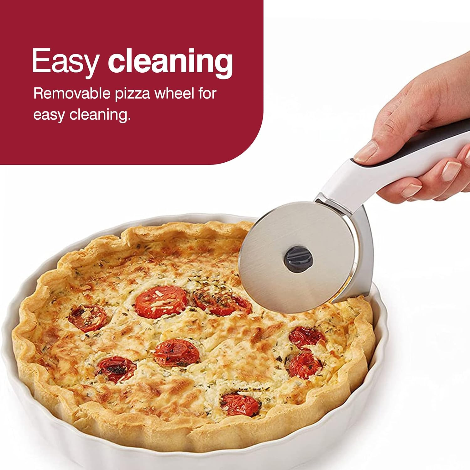 Zyliss Pizza Slicer with Crust Cutter by Kitchen Niche