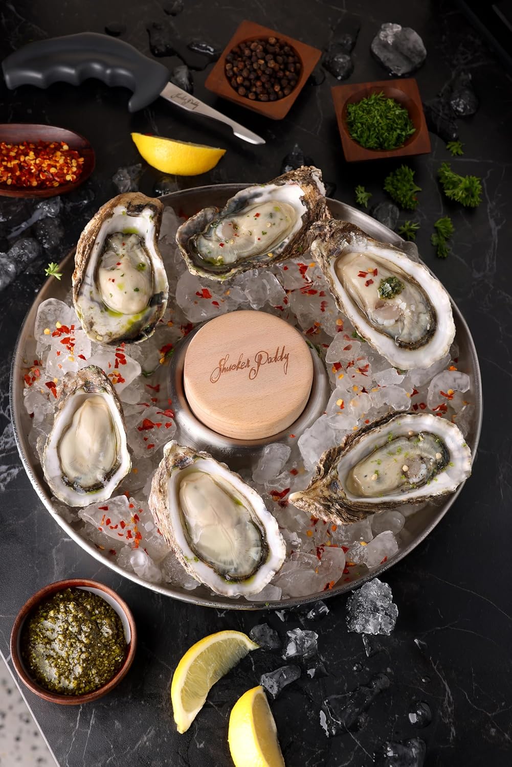 Zyliss Oyster Tray Set (Shucker Paddy)