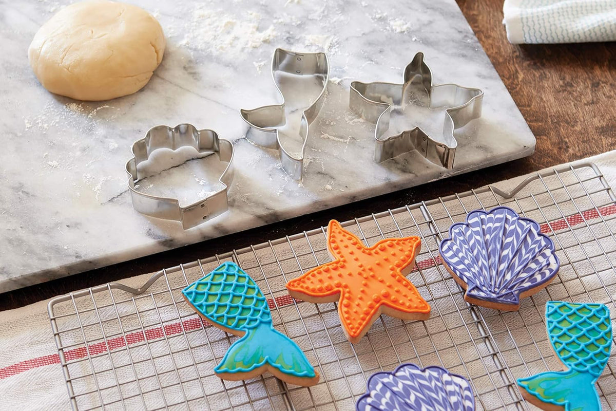 Fox Run Mermaid Cookie Cutter Set