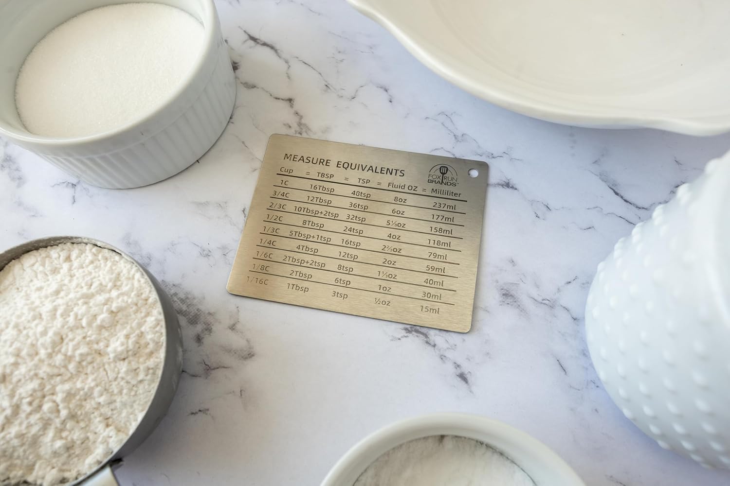 Fox Run Stainless Steel Measurement Magnet