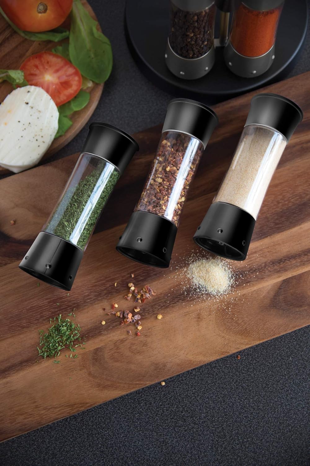 KitchenArt Elite AutoMeasure SpicePro Black Spice Carousel