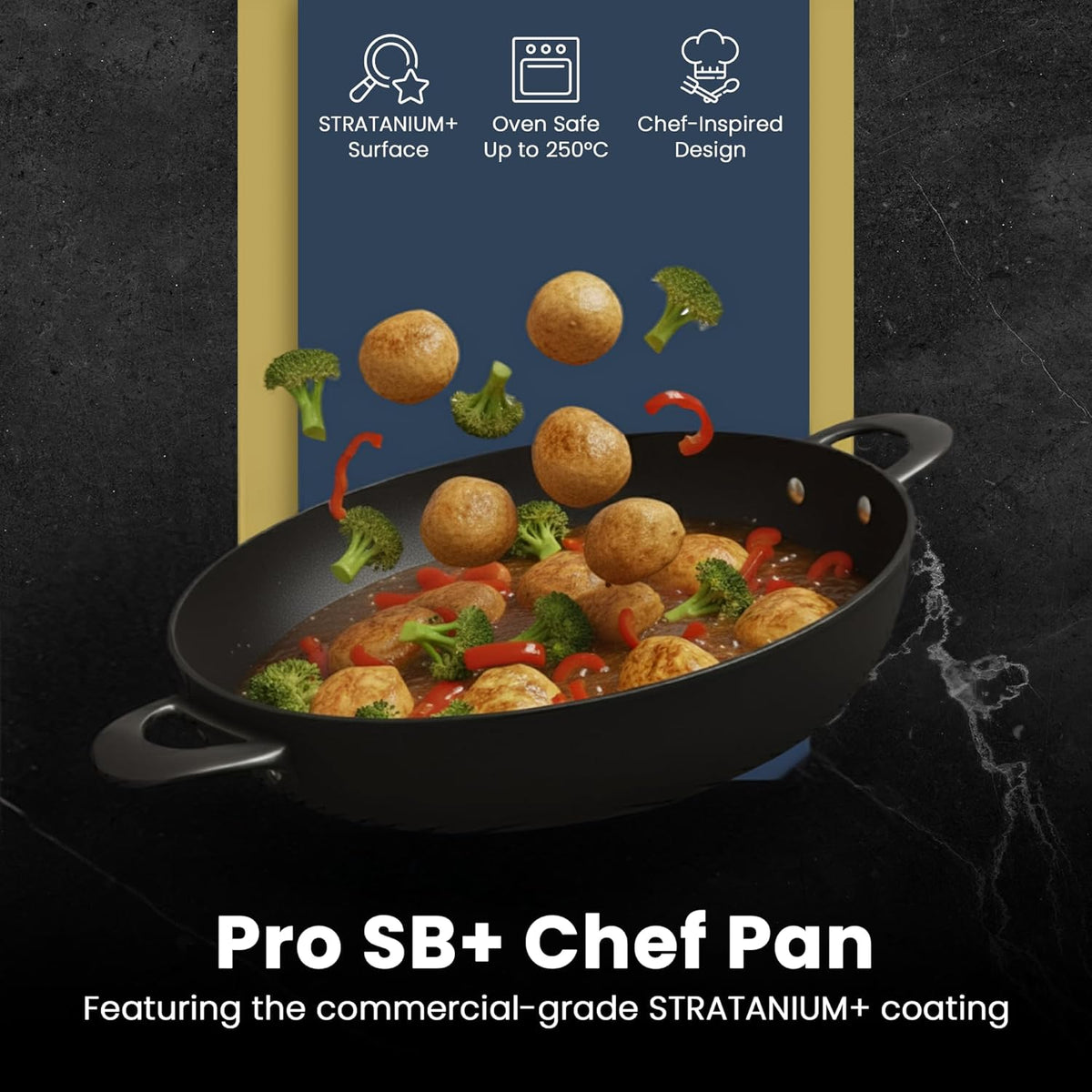 Scanpan Pro SB+ Induction Chef Pan with Lid – 32 cm / 4.0 L