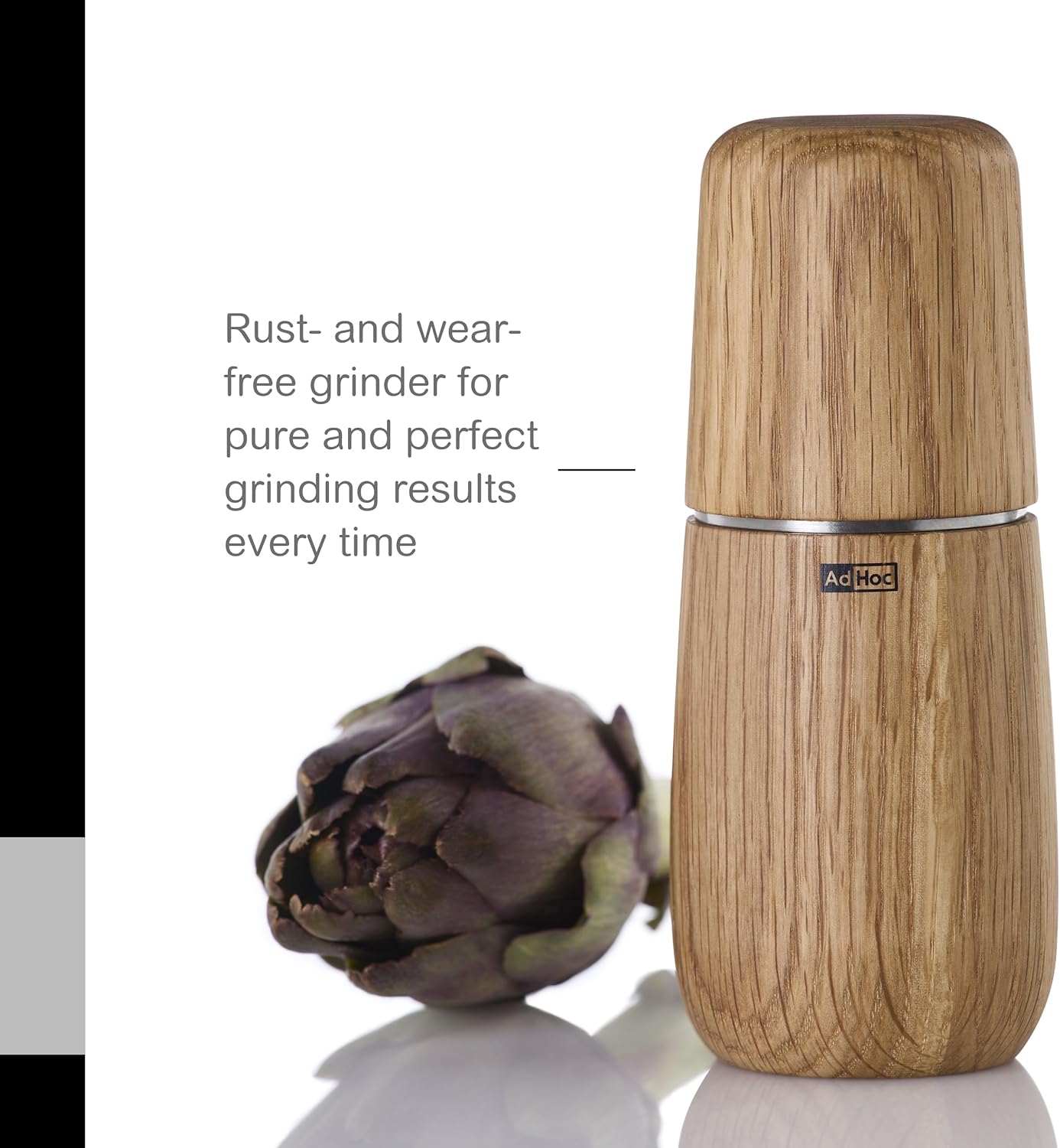 AdHoc Yono Salt and Pepper Mill – Light Oak – 6" / 15 cm by Kitchen Niche