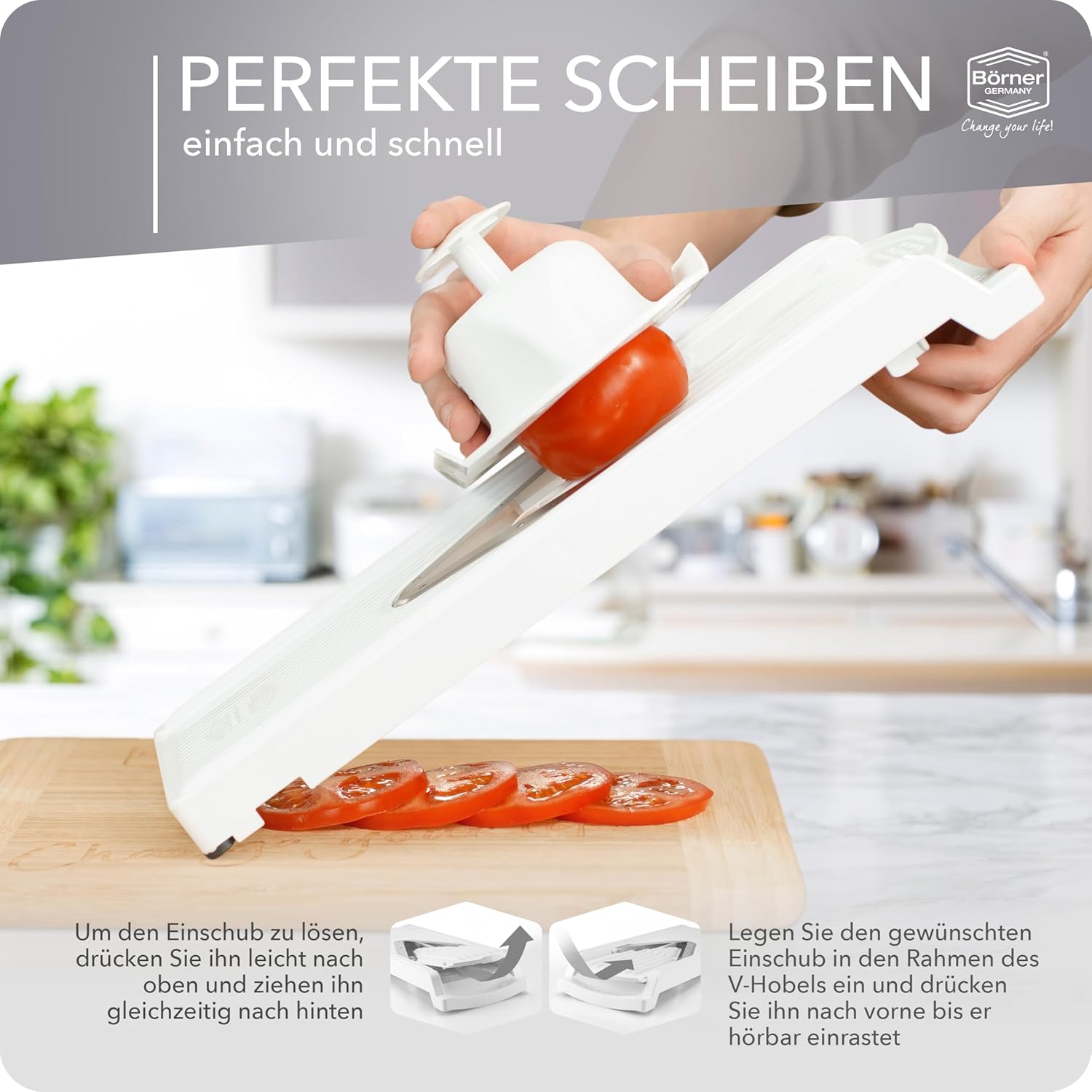 Börner V-Slicer® Plus Mandoline – White