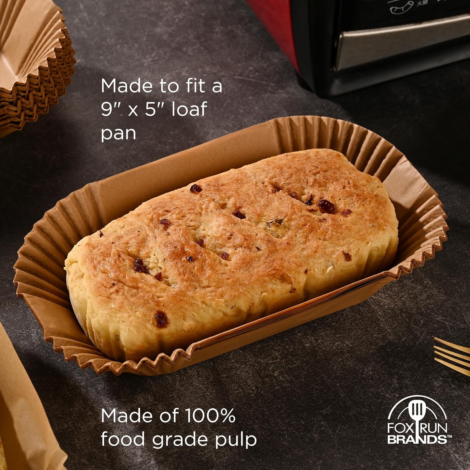 Fox Run Loaf Pan Parchment Liners 100-Pack