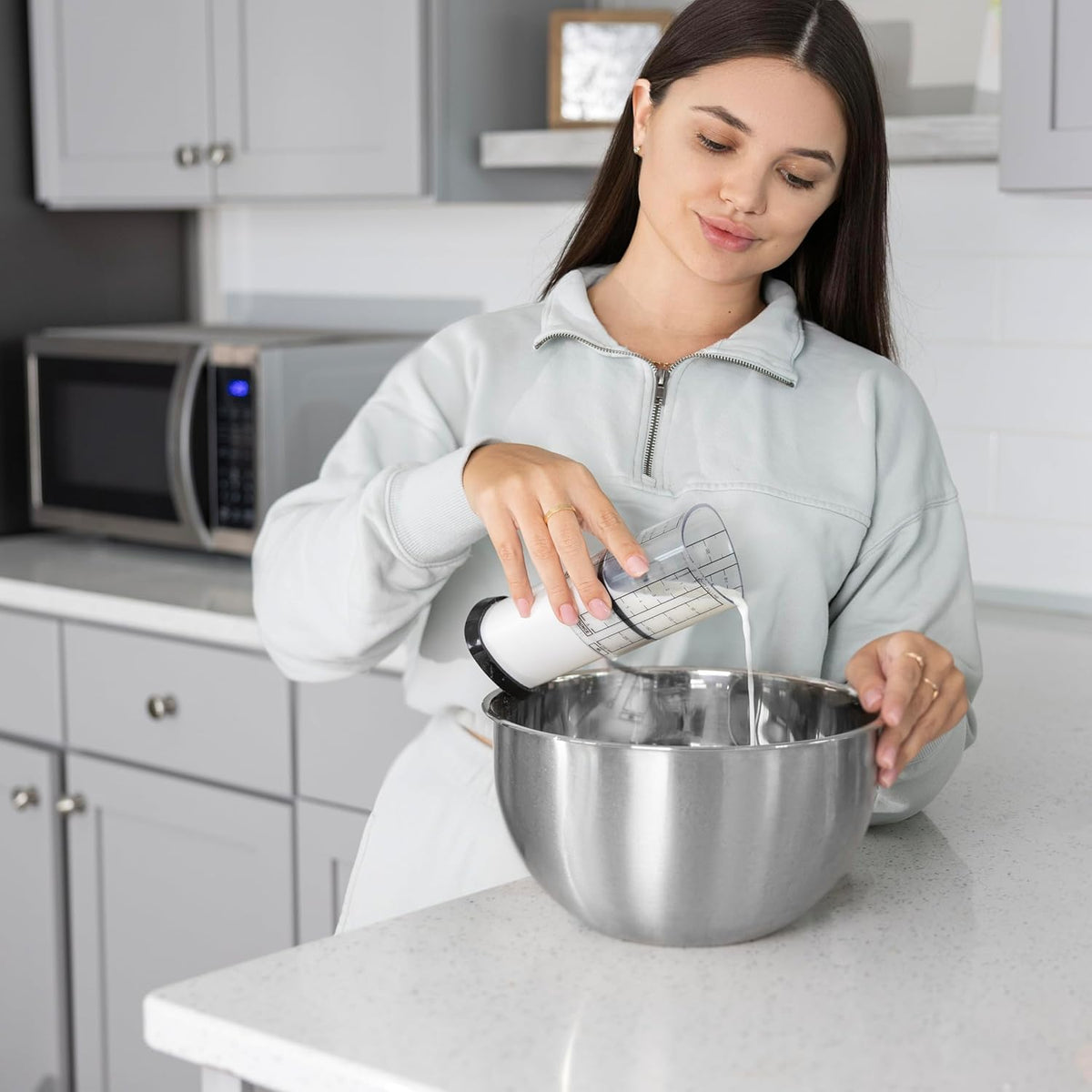 KitchenArt 1 Cup Tri Adjust-A-Cup Measuring Cup