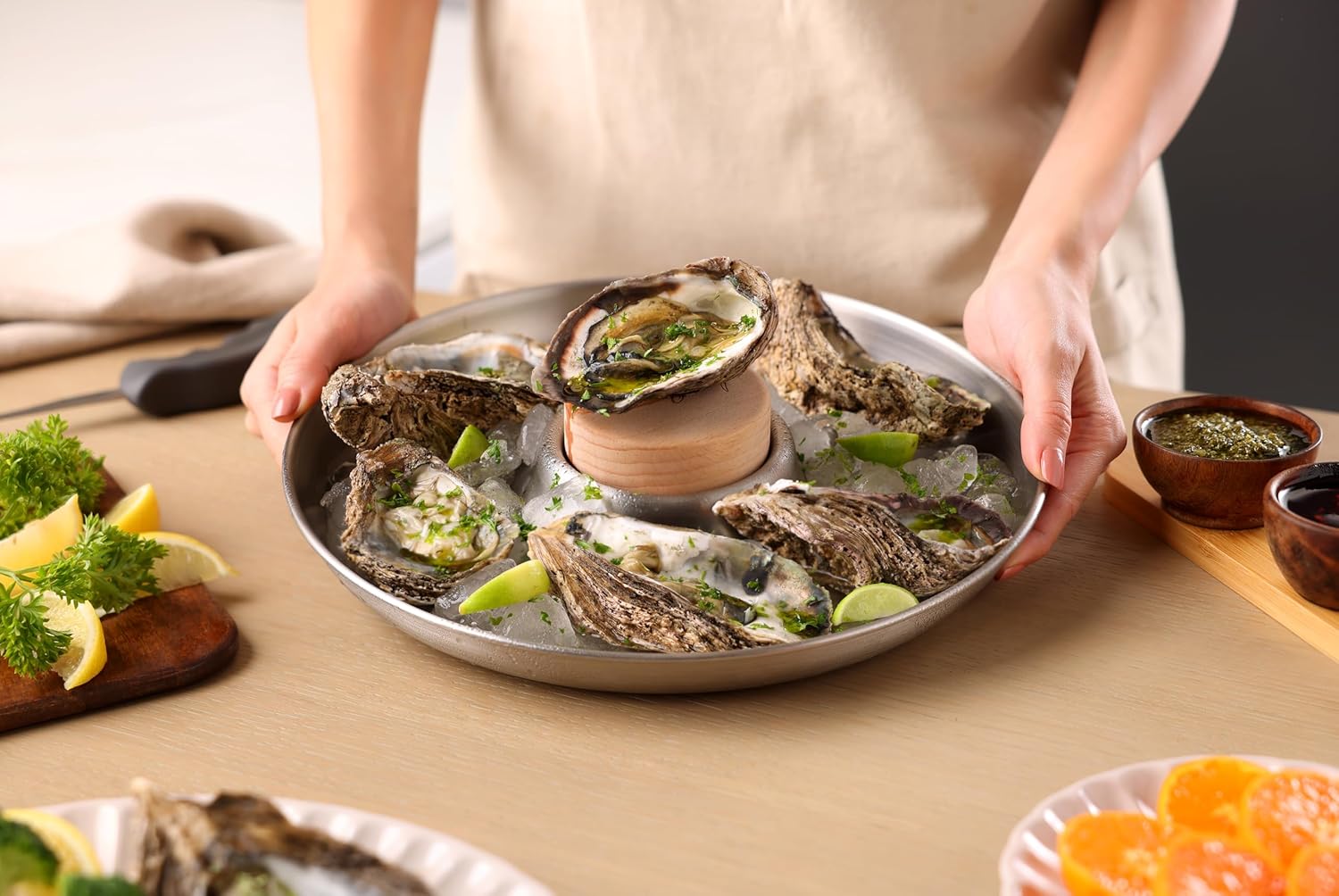 Zyliss Oyster Tray Set (Shucker Paddy)