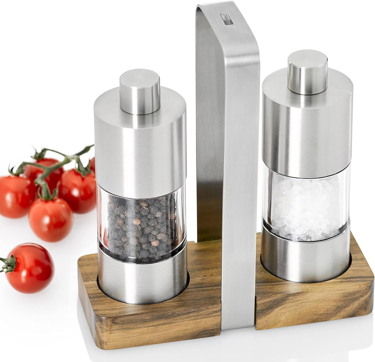 AdHoc Menage Classic Salt and Pepper Mill Set – 6.3" / 16 cm