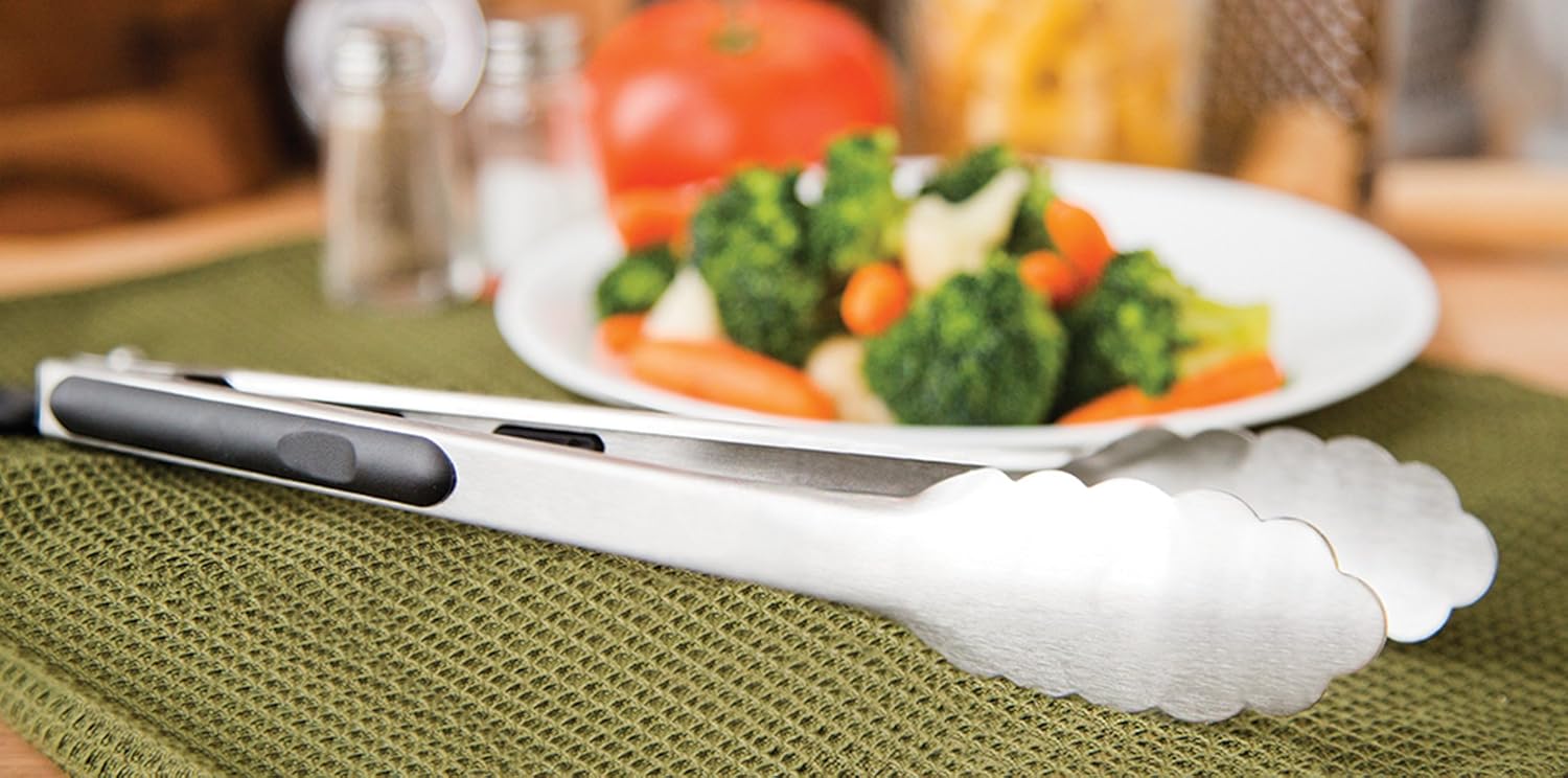 Fox Run 12" Lock Tongs