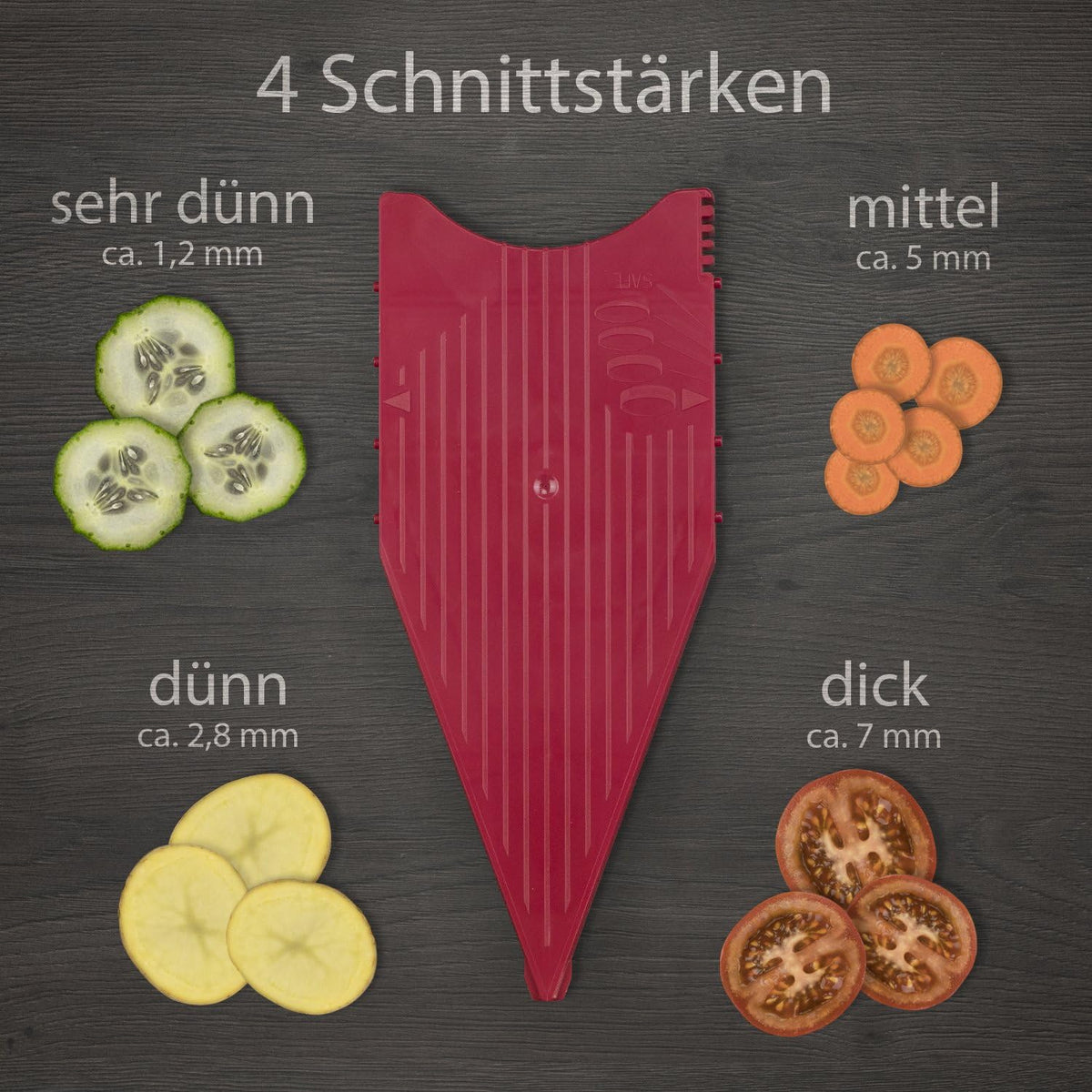 Börner VPower V-Slicer Mandoline – Red