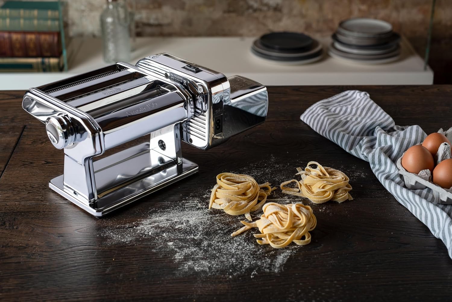 Marcato AmpiaMotor 110V Pasta Machine – Electric Pasta Maker