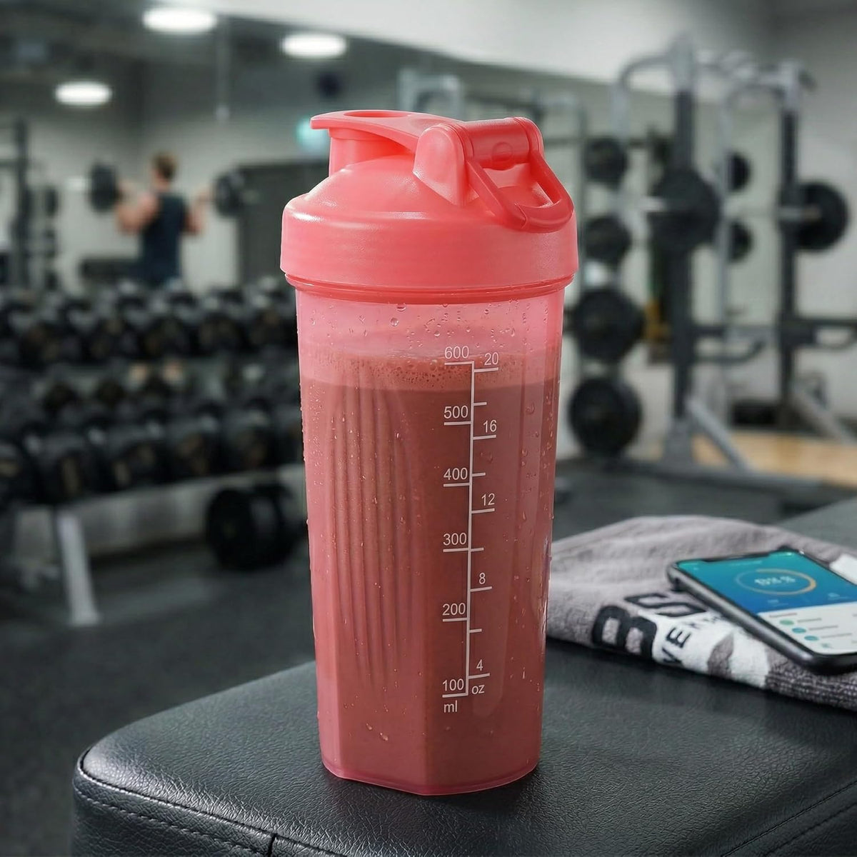 Fox Run 20 oz Pink Blending Bottle
