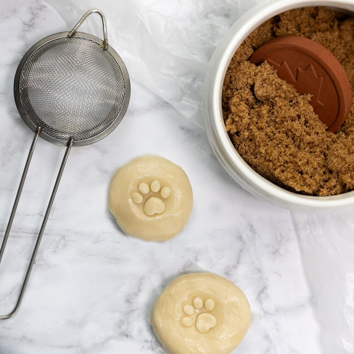 Fox Run Paw Print Cookie Spoon Set