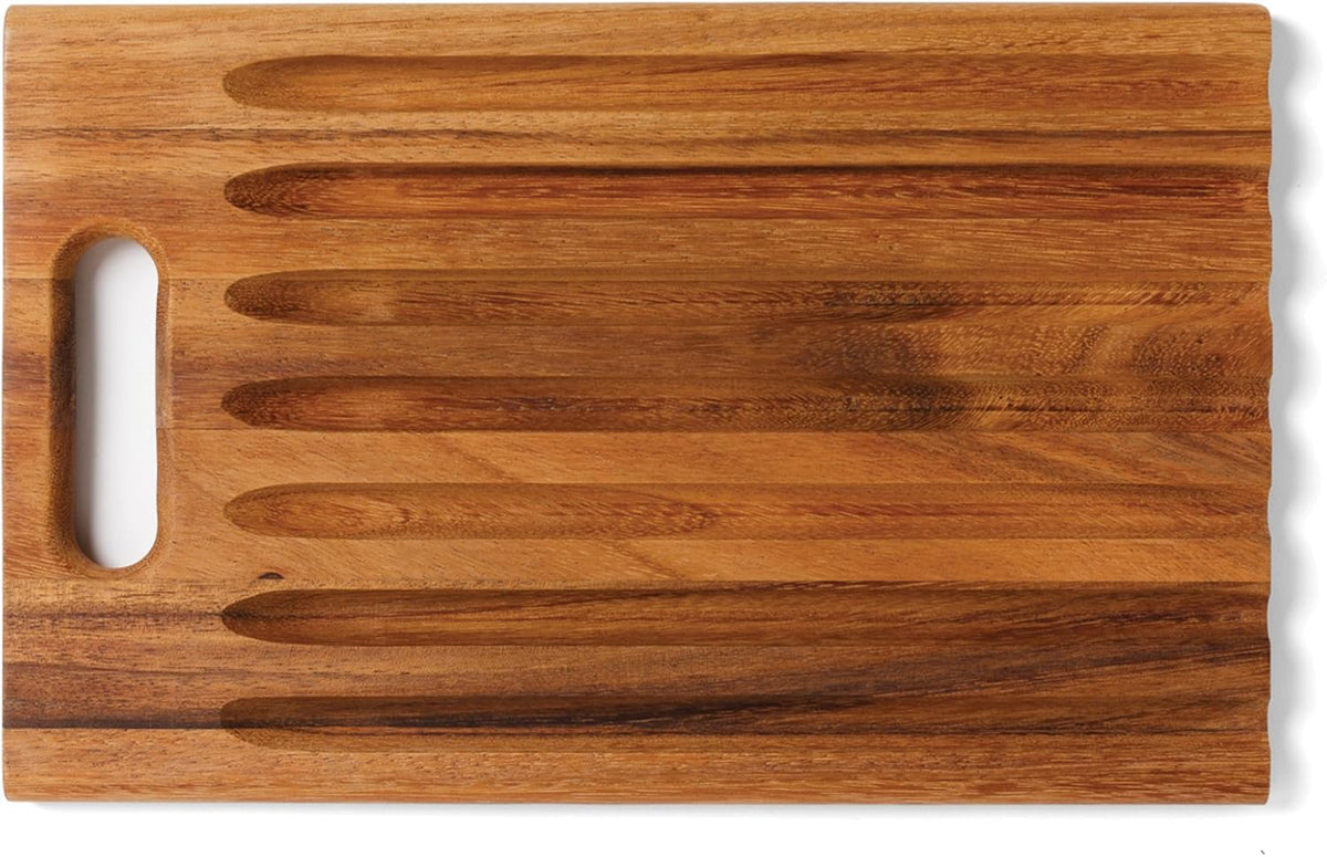 Ironwood Sweep-Off Acacia Wood Bread Cutting Board
