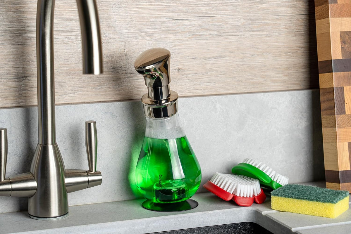 Cuisipro Foam Pump – 8.3" / 21 cm – Silver Cuisipro by Kitchen Niche