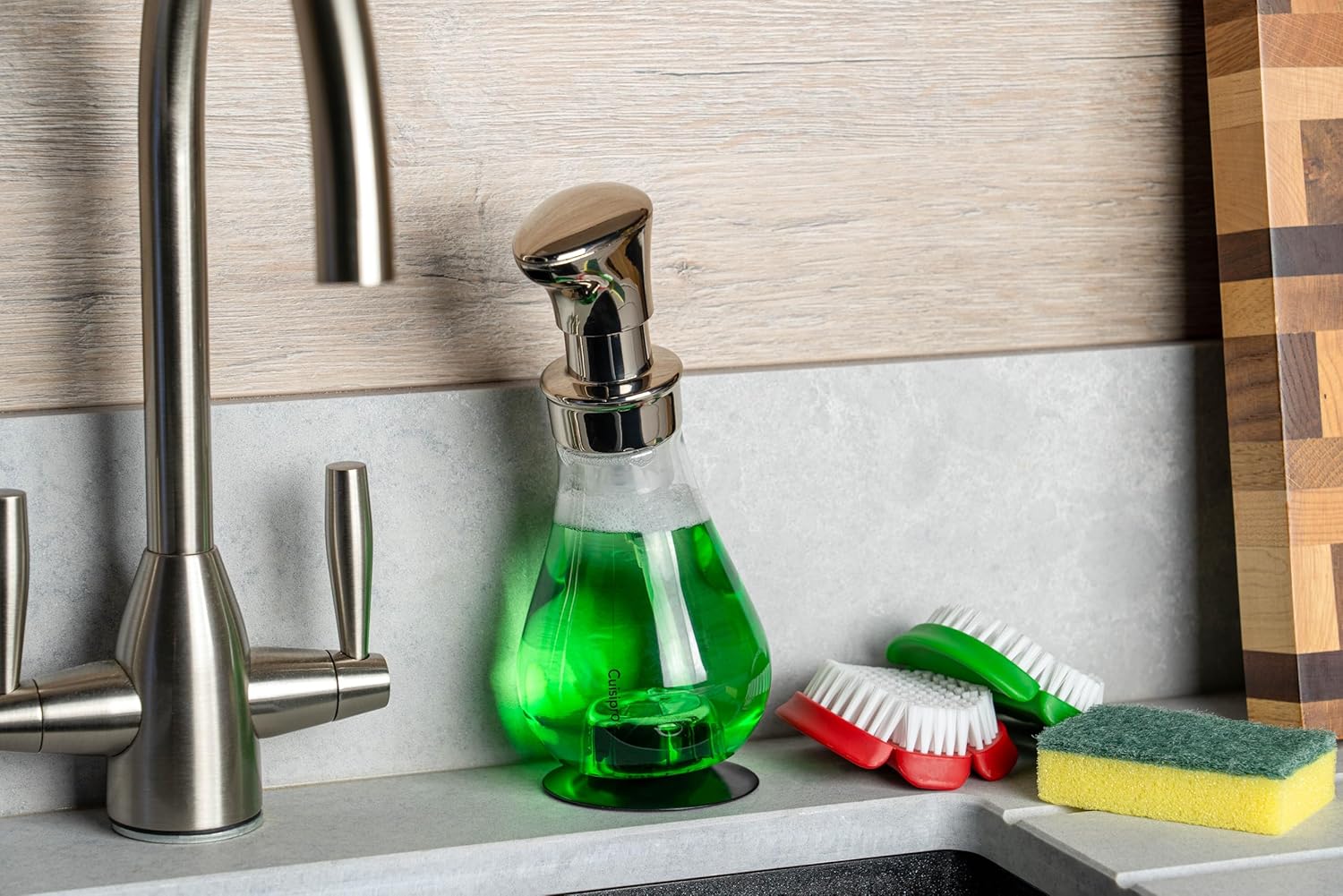 Cuisipro Foam Pump – 8.3" / 21 cm – Silver Cuisipro by Kitchen Niche