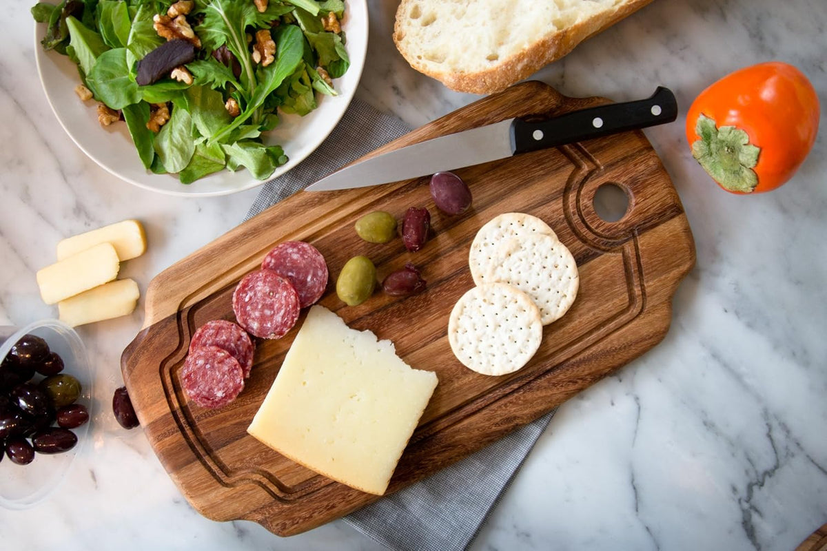 Ironwood Rectangular Prep Board – Acacia Wood