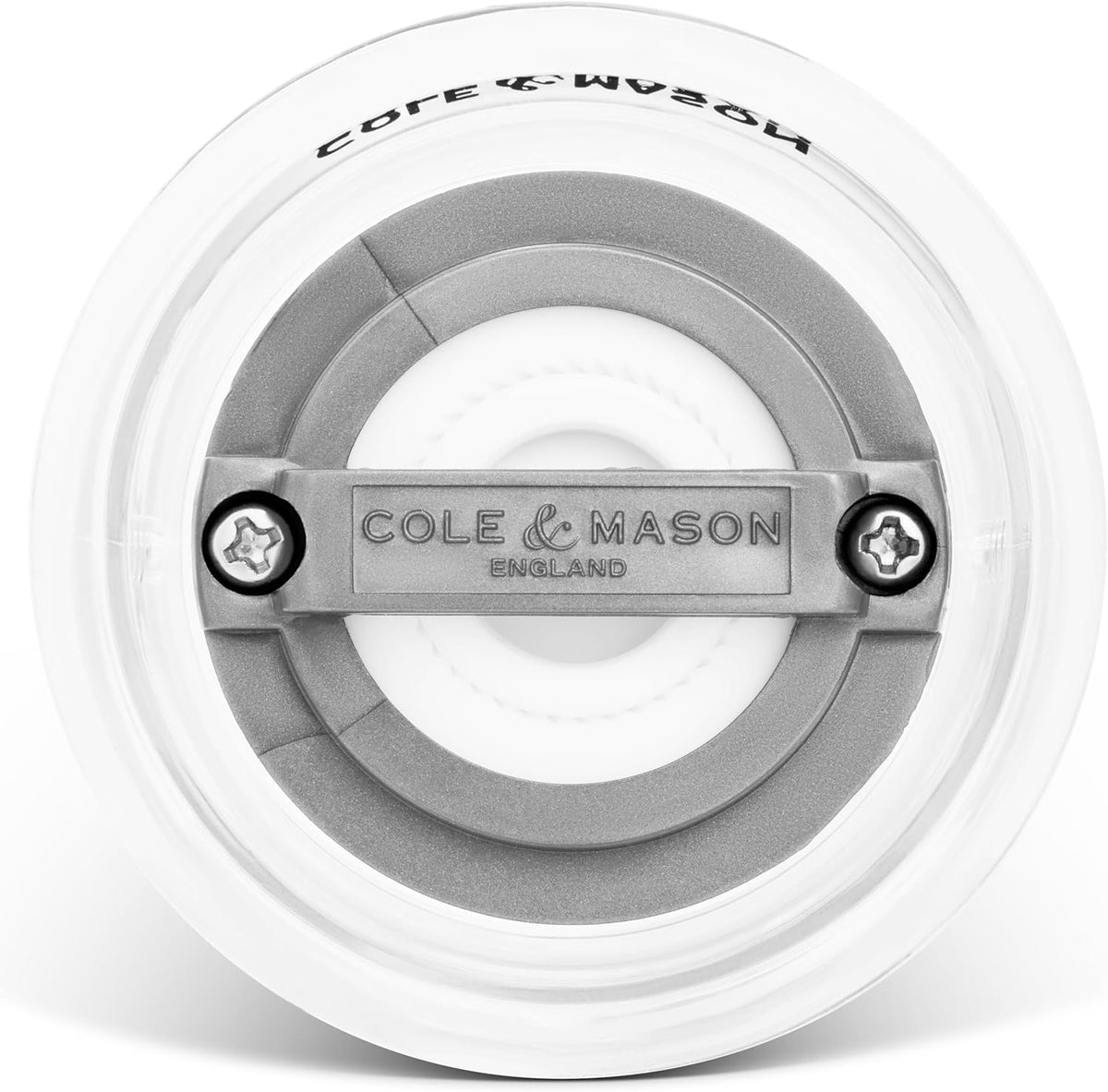 Cole & Mason Bromley Salt Mill – Acrylic & Stainless Steel – 6" / 15 cm