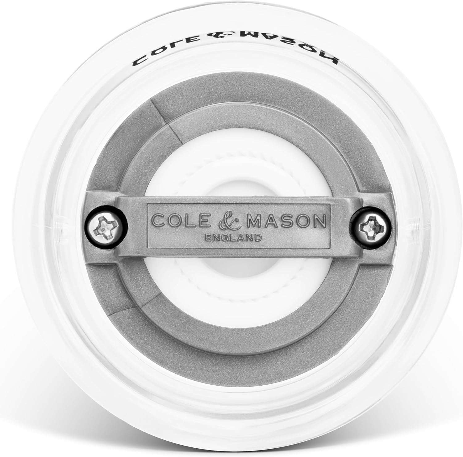 Cole & Mason Bromley Salt Mill – Acrylic & Stainless Steel – 6" / 15 cm