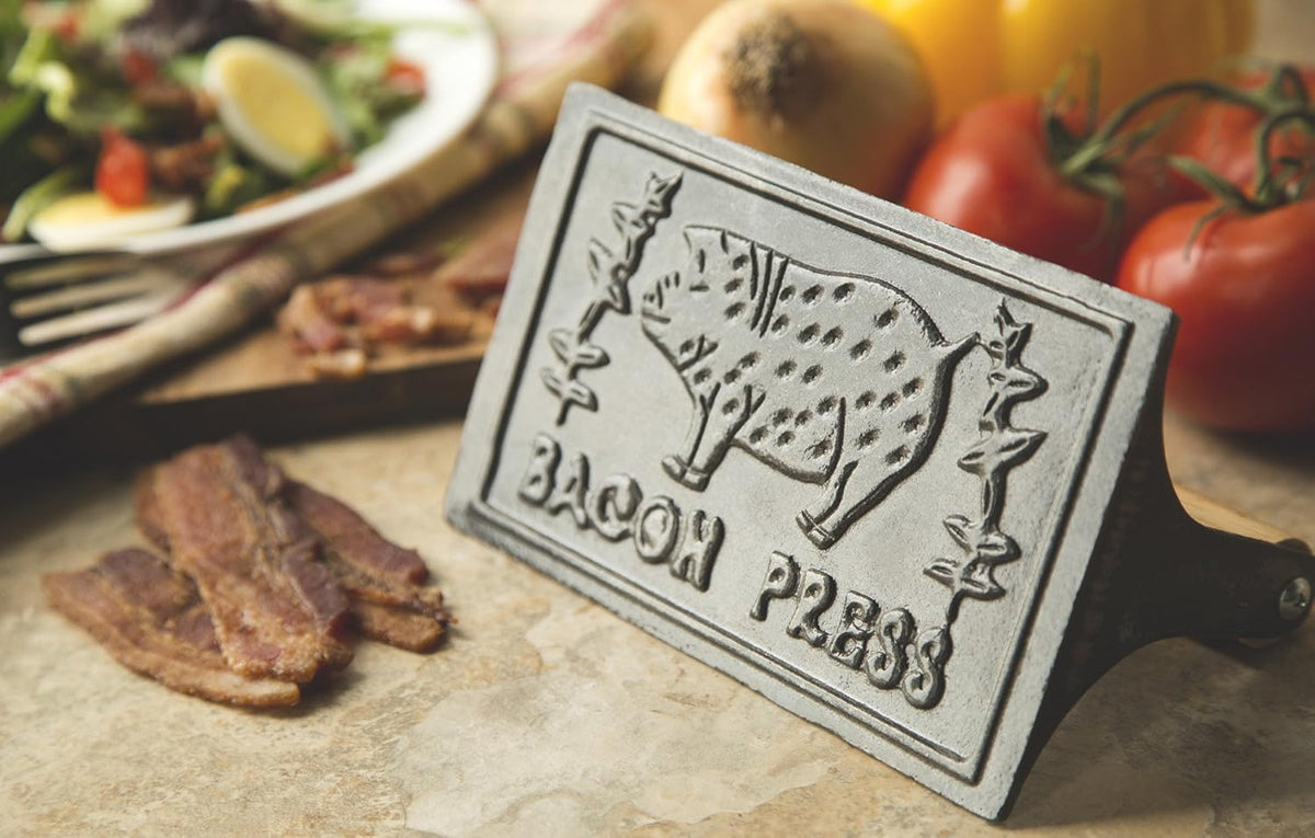 Fox Run Cast Iron Bacon Press