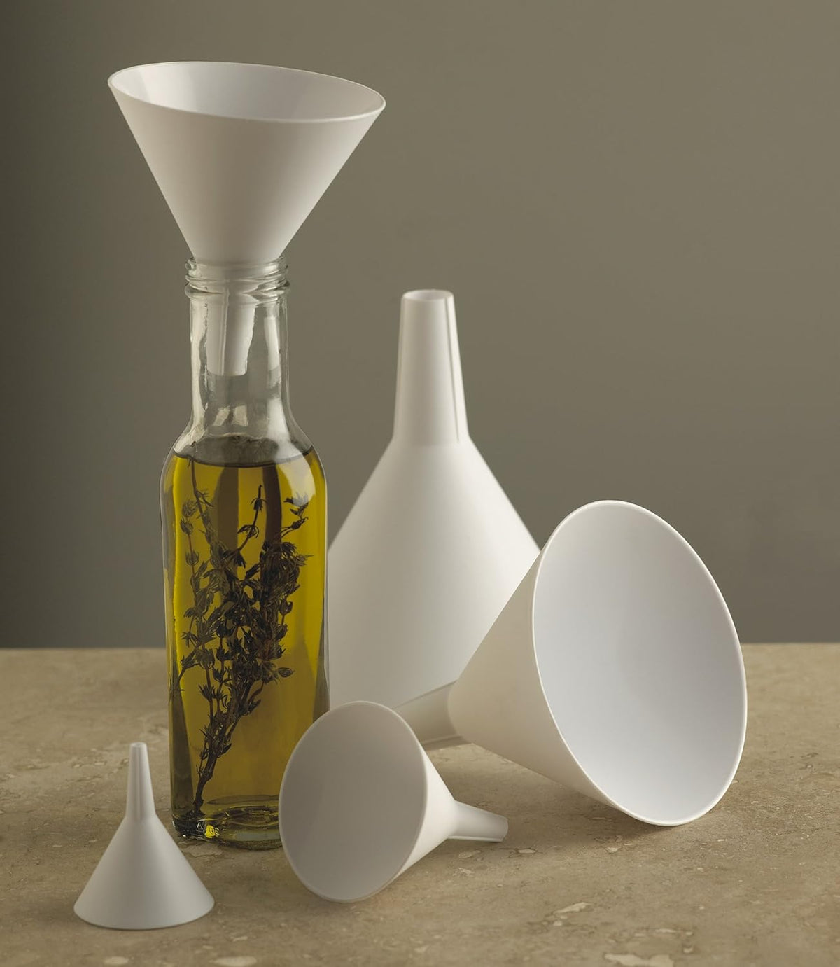 Fox Run Funnel Set – 5 Piece Stainless Steel