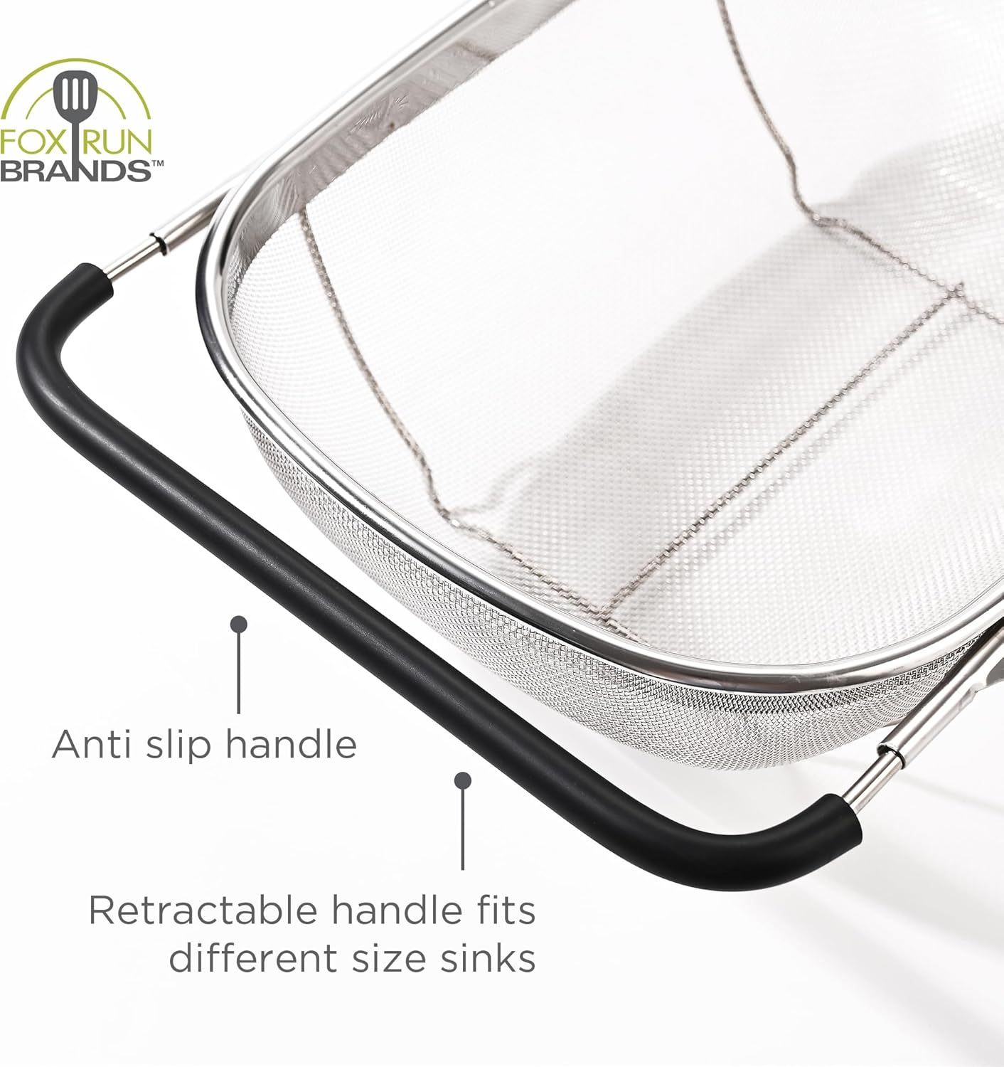 Fox Run Expandable Stainless Steel Colander