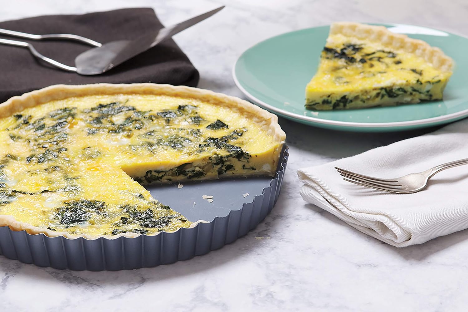 Fox Run 9" Loose Bottom Quiche Pan