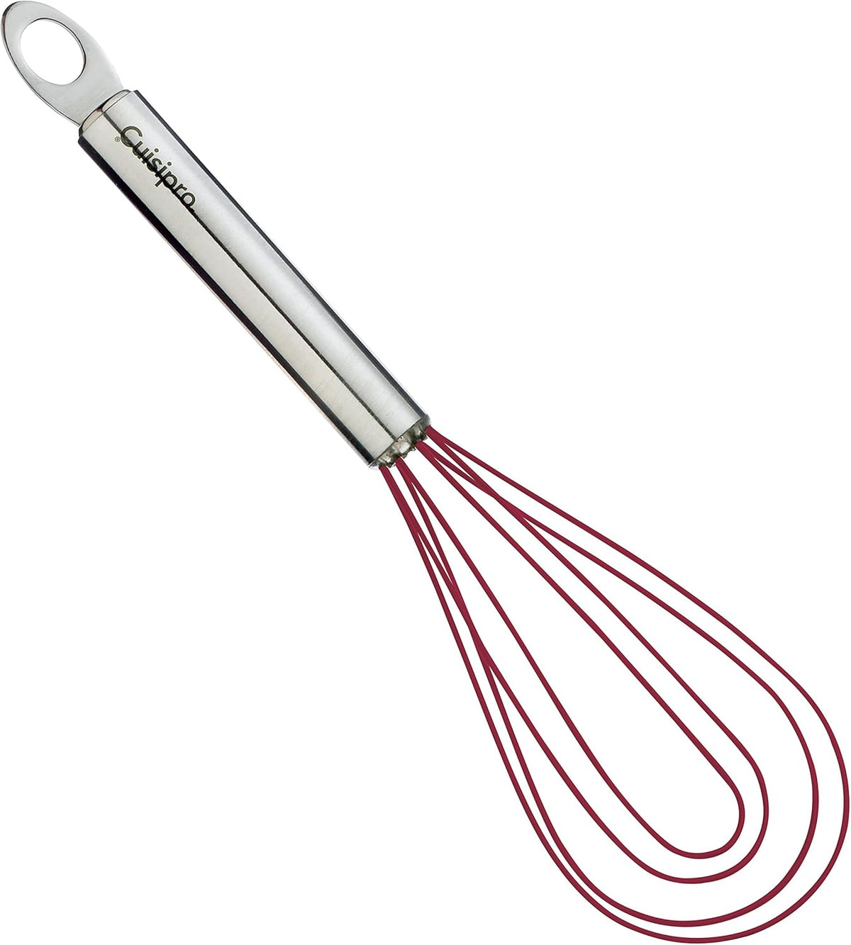 Cuisipro Flat Whisk (4 wires) – 8&quot; / 20 cm – Silicone Red Cuisipro by Kitchen Niche