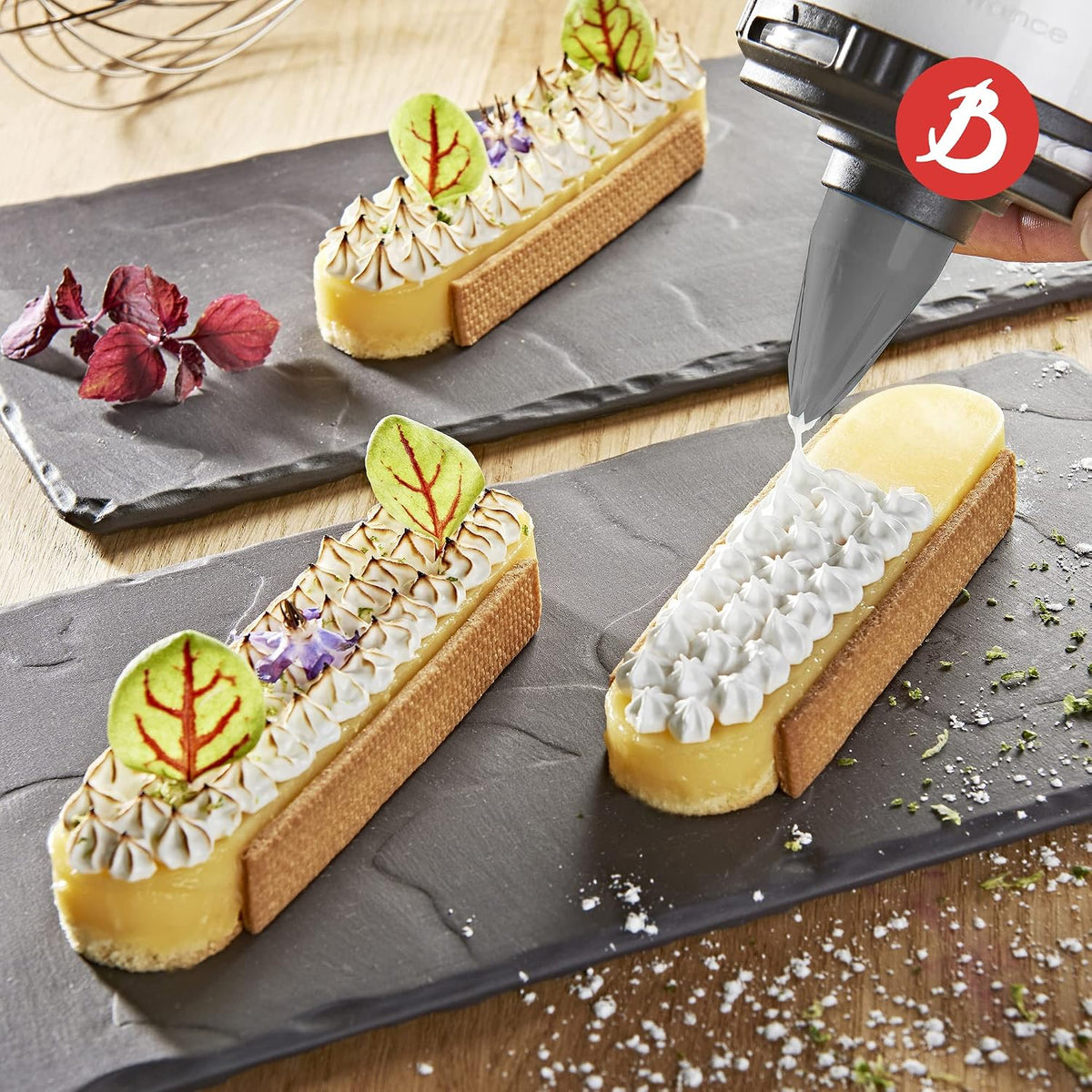 De Buyer Oblong Perforated Tart Ring – 14 x 3.5 cm – 2 cm High