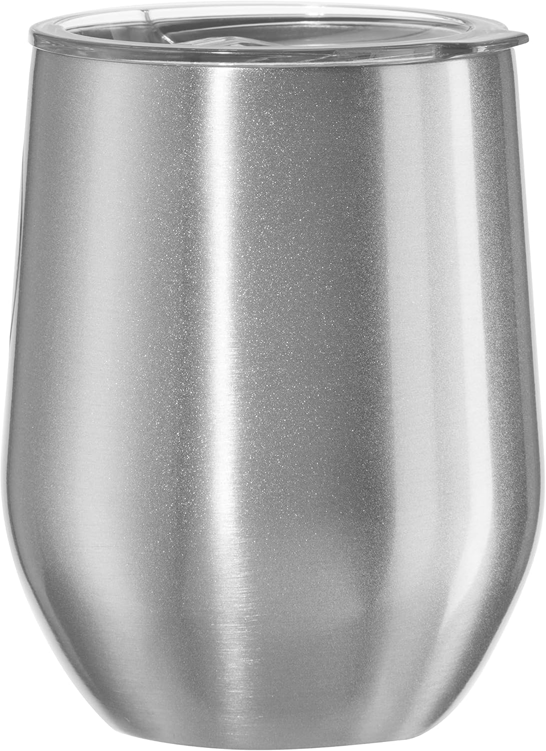 Oggi Double-Wall Wine Tumbler – 350 ml – Silver