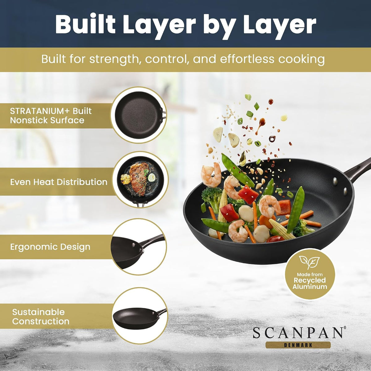Scanpan Pro SB+ Induction Fry Pan – 32 cm