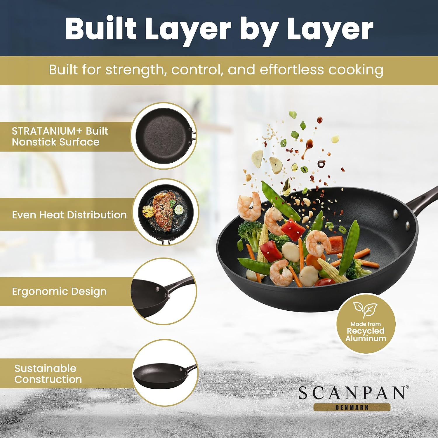 Scanpan Pro SB+ Induction Fry Pan – 32 cm