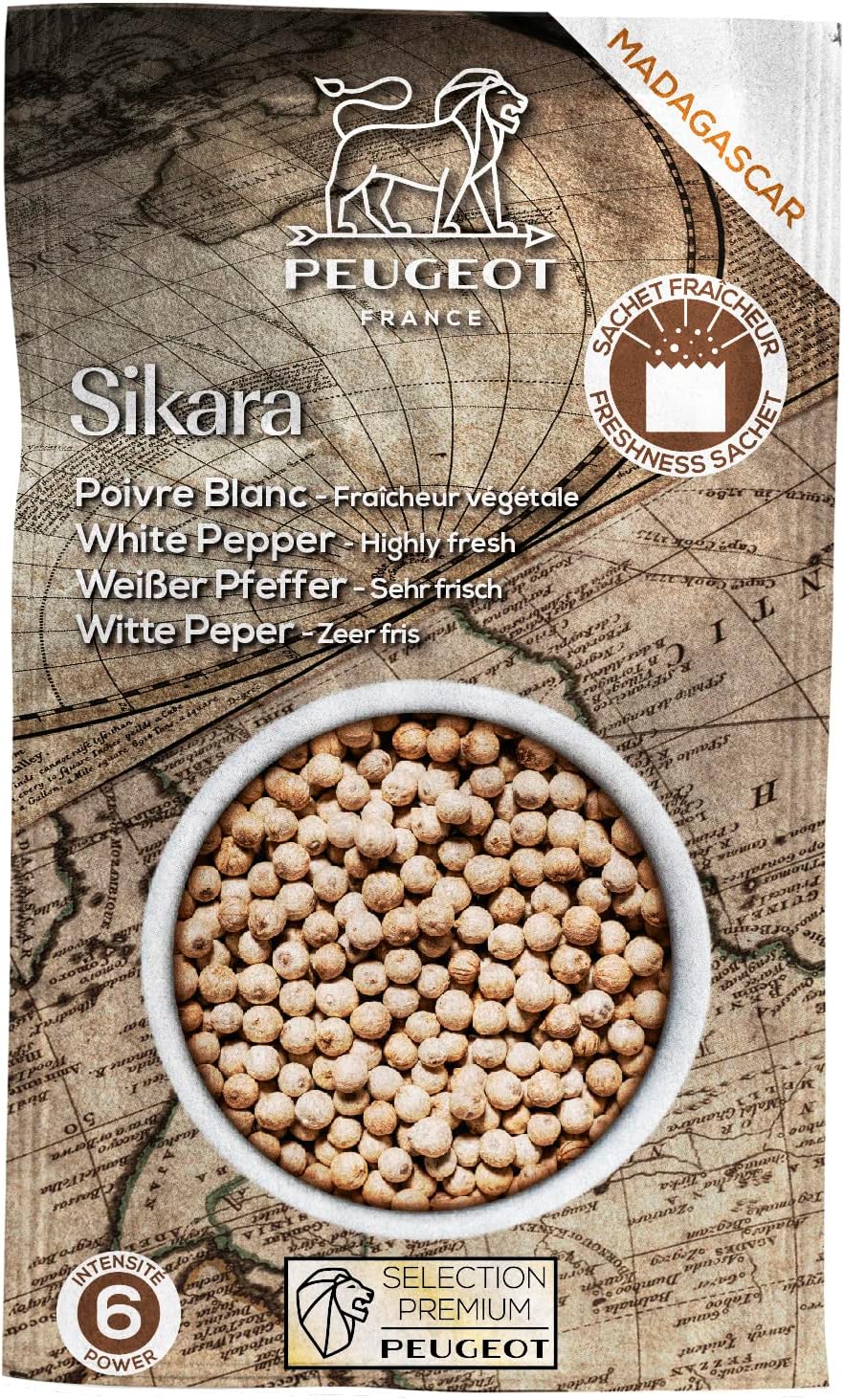 Peugeot Sikara Madagascar White Pepper – 60 g