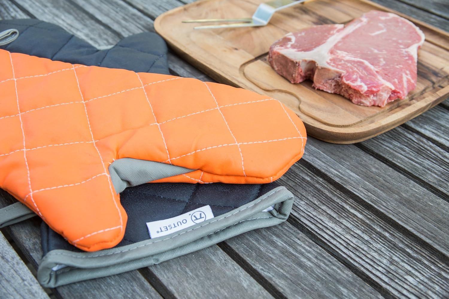 Outset Cotton Grill Mitt – Black