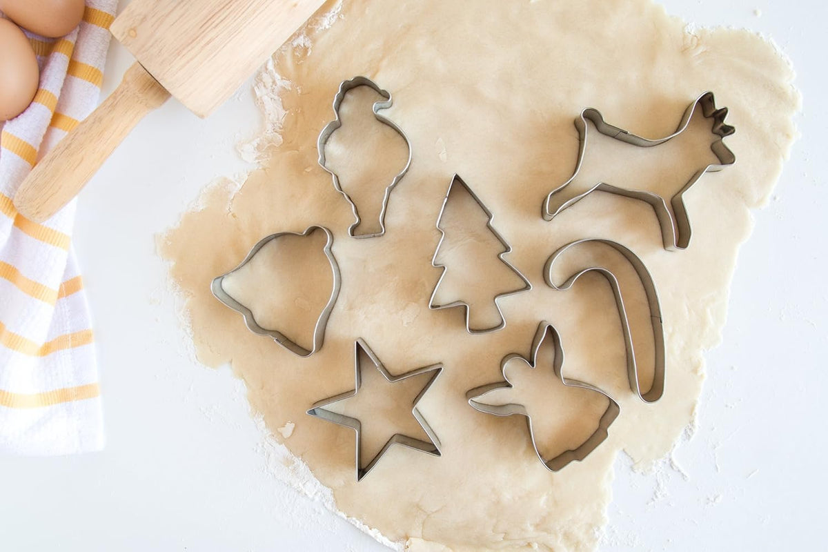 Fox Run 7 Piece Christmas Cookie Cutter Set